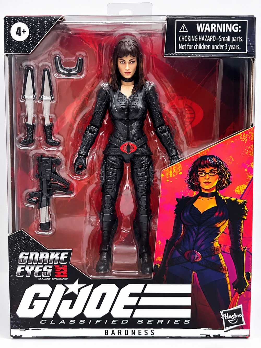 G.I. Joe Classified Series #19 Baroness Snake Eyes Origins Hasbro